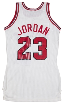 1984-85 Michael Jordan Game Used Chicago Bulls Rookie Home Jersey (MEARS & MEZA LOA)